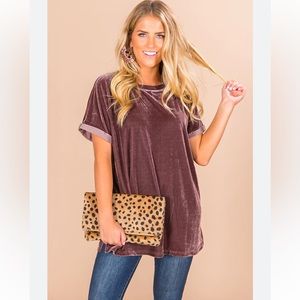 Velvet tunic